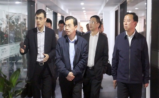 副市长蒋冰风调研中非经贸港 希望平台继续强化业务开拓能力 助推台州外贸经济发展