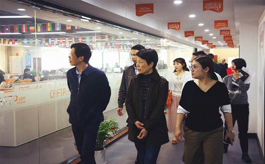市统计局局长陈玲萍来中非经贸港调研