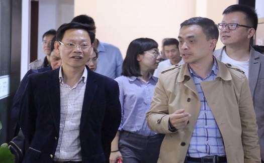 温岭市政协、商务局领导调研中非经贸港