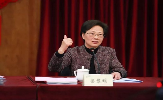 梁黎明副省长勉励国贸集团：在新的历史长河中体现新作为、新地位、新功能、新作用